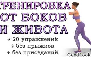 Как убрать живот и бока: суперпростые упражнения + готовая программа тренировок для домашних условий