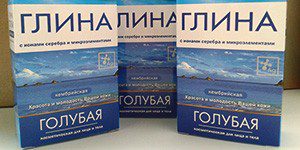 Компресс из голубой глины